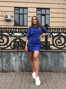 Сукня з відкритими зрізами, електрик